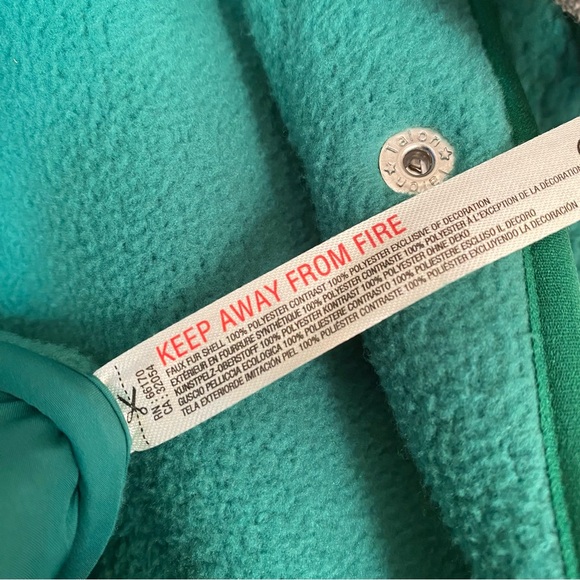 NWT Free People Movement Hit The Slopes Fleece Jacket Green Glow Medium - Picture 7 of 8